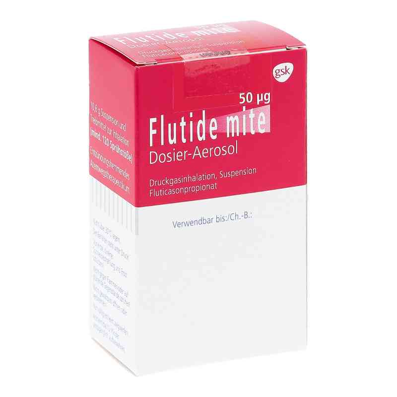 Flutide mite 50μg 1 stk von GlaxoSmithKline GmbH & Co. KG PZN 07123987