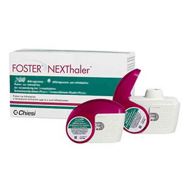 Foster Nexthaler 200/6 [my]g 120 Ed Inhalationspul 2 stk von Chiesi GmbH PZN 11305470