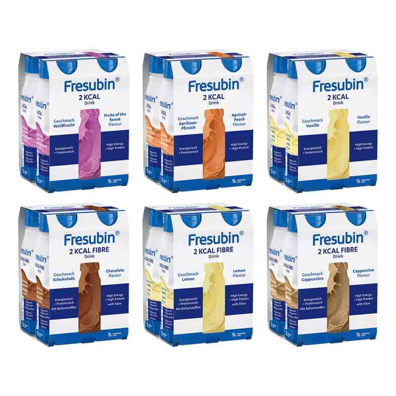 Fresubin 2 kcal Trinknahrung Mischkarton | Aufbaunahrung 24X200  von Fresenius Kabi Deutschland GmbH PZN 00323341