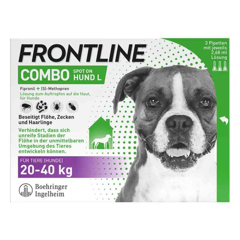 FRONTLINE COMBO® Spot On Hund L 20-40 kg 3 stk von Boehringer Ingelheim VETMEDICA GmbH PZN 17558605