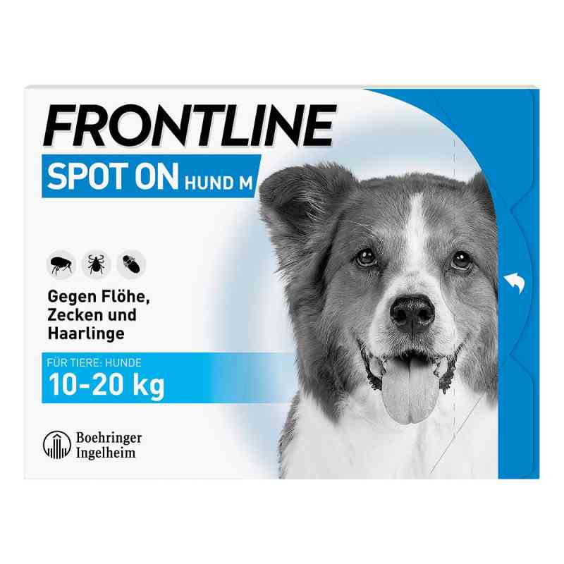 Frontline Spot on Hund 20 veterinär Lösung gegen Flöhe und Zecke 6 stk von Boehringer Ingelheim VETMEDICA G PZN 02246395