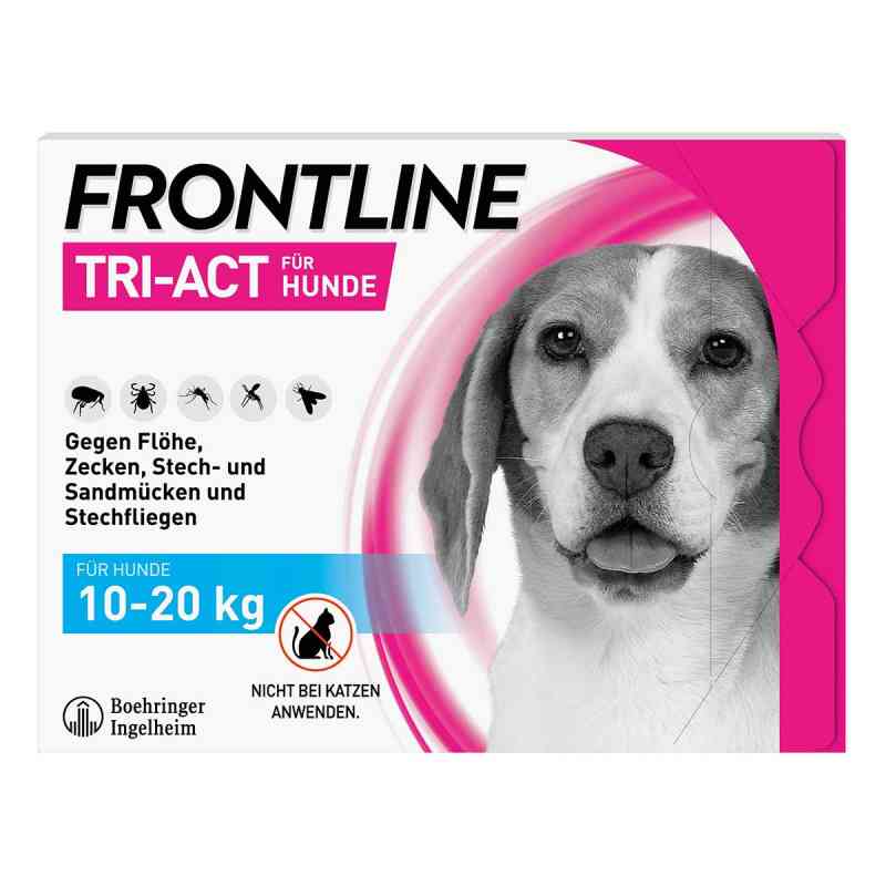 Frontline Tri-Act gegen Zecken, Flöhe bei Hunden (10-20kg) 3 stk von Boehringer Ingelheim VETMEDICA G PZN 16359878