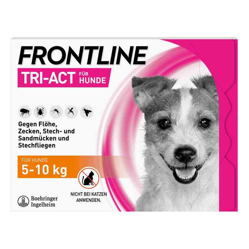 Frontline Tri-Act gegen Zecken, Flöhe bei Hunden (5-10kg) 3 stk von Boehringer Ingelheim VETMEDICA G PZN 16359855