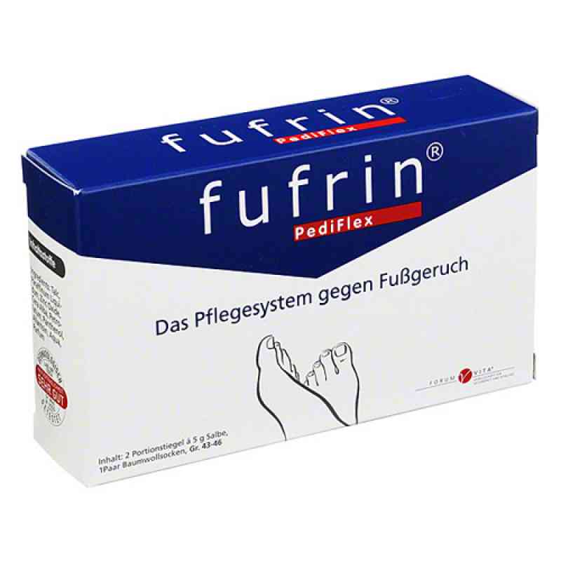 Fufrin Pediflex Pflegesyst.socke+Salbe Größe 43-46 2X5 g von Forum Vita GmbH & Co. KG PZN 05464810