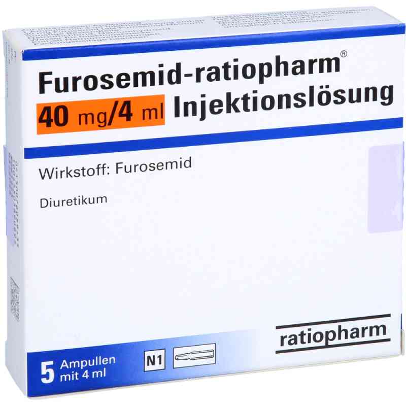 Furosemid ratiopharm 40 mg/4 ml iniecto -lsg. Ampullen 5 stk von ratiopharm GmbH PZN 07605953