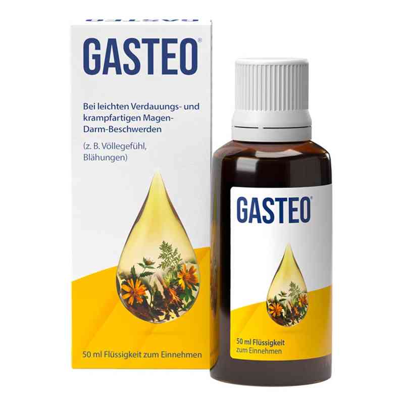 Gasteo® Magen-Tropfen bei Magen & Verdauungsproblemen 50 ml von Cesra Arzneimittel GmbH & Co.KG PZN 10738445