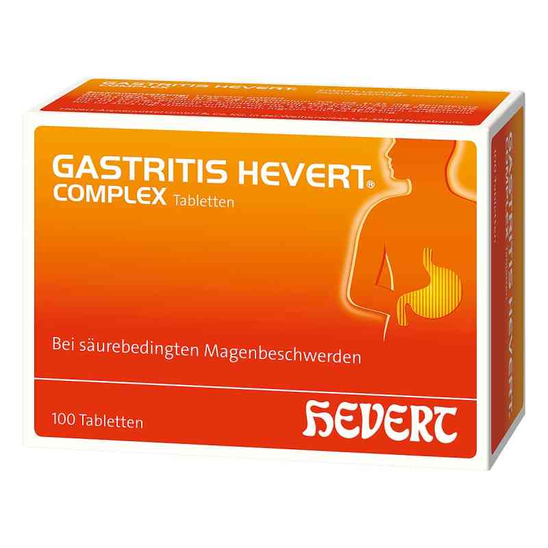 Gastritis Hevert Complex Tabletten 100 stk von Hevert-Arzneimittel GmbH & Co. KG PZN 04518202