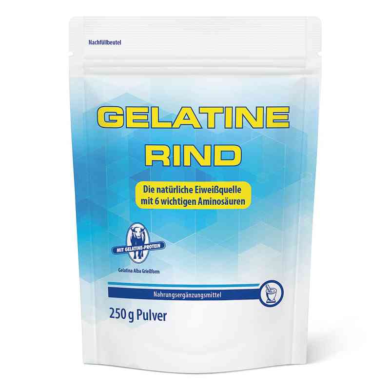 Gelatine Rind Pulver Beutel 250 g von Pharma Peter GmbH PZN 06197765