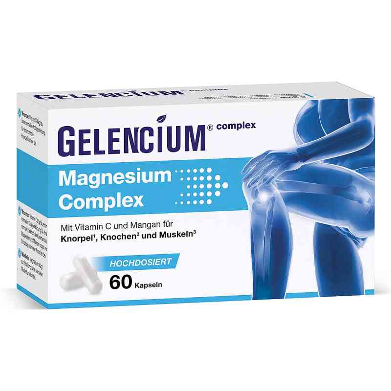 Gelencium Magnesium Komplex 400mg hochdosiert Vegan 60 stk von Heilpflanzenwohl GmbH PZN 19630850