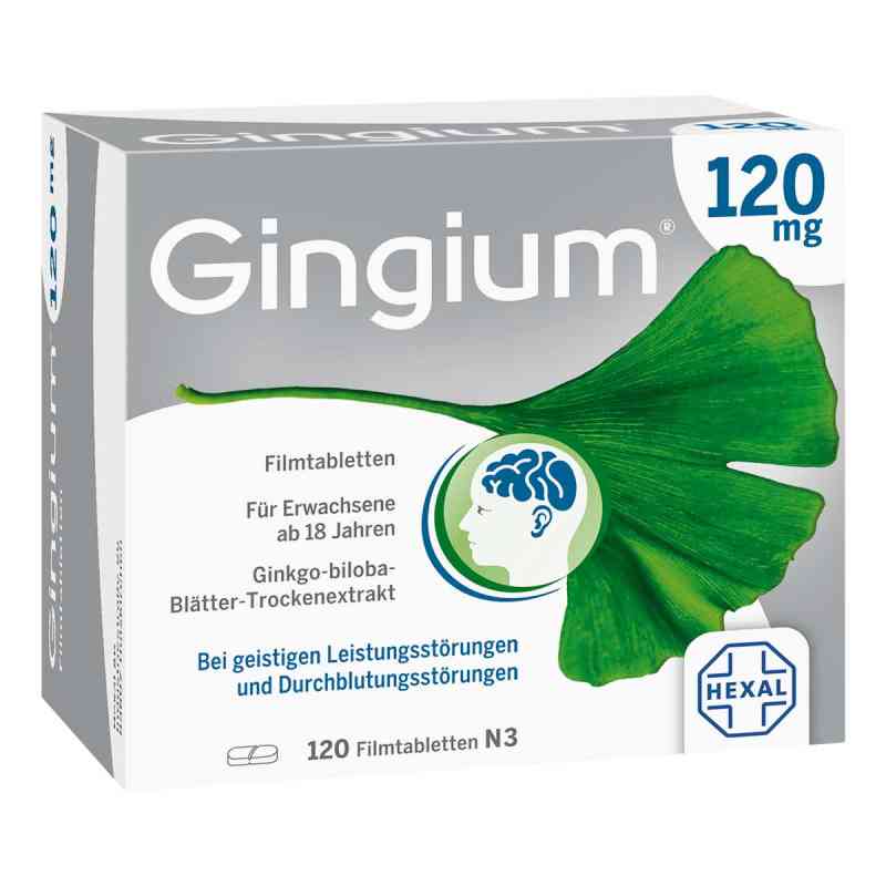 Gingium® 120 mg Filmtabletten 120 stk von Hexal AG PZN 14171188