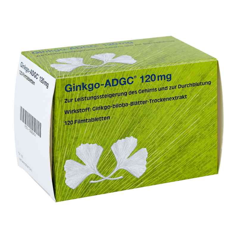 Ginkgo ADGC 120 mg Filmtabletten 120 stk von KSK-Pharma Vertriebs AG PZN 13820414