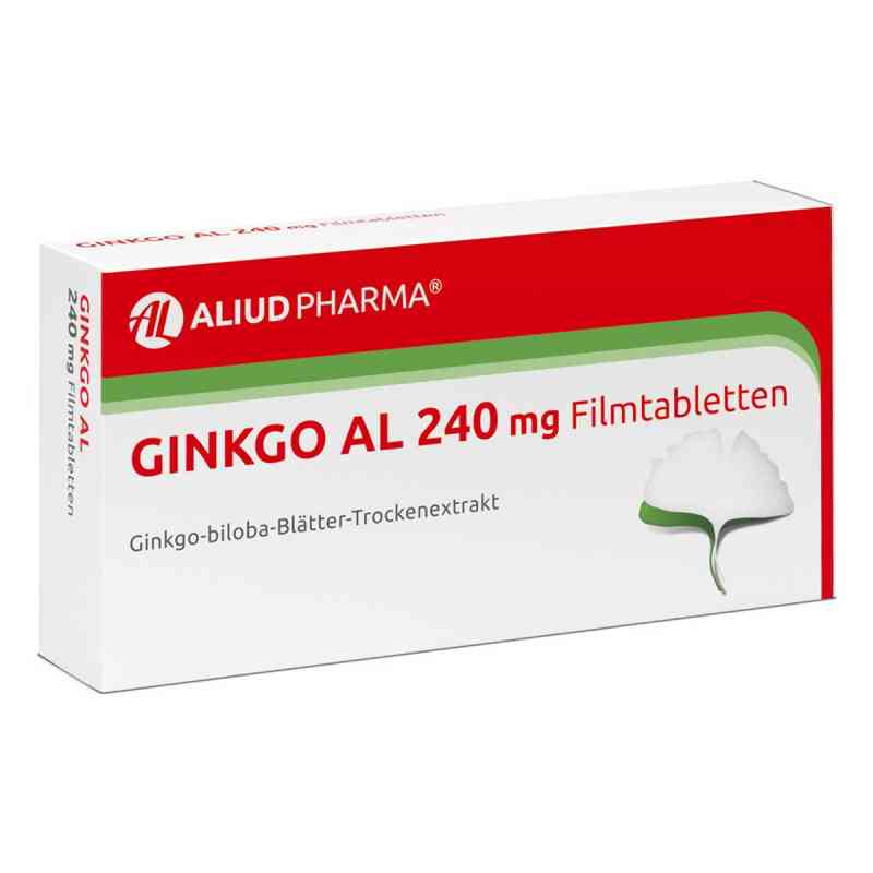 Ginkgo AL 240 mg Filmtabletten 120 stk von ALIUD Pharma GmbH PZN 11287708