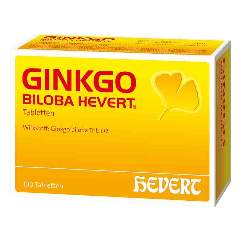 Ginkgo Biloba Hevert Tabletten 100 stk von Hevert-Arzneimittel GmbH & Co. KG PZN 03816162