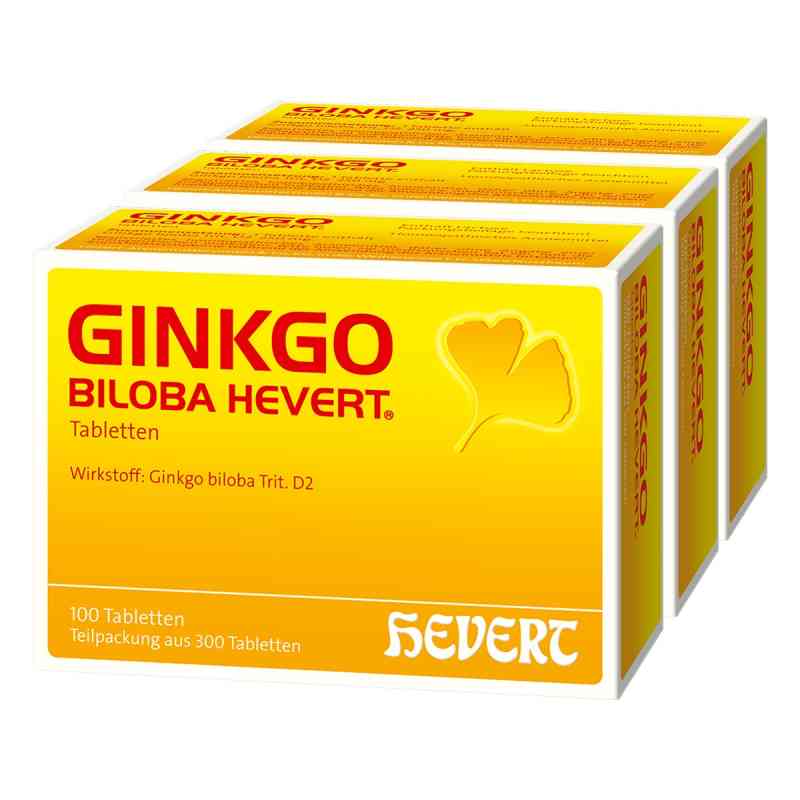 Ginkgo Biloba Hevert Tabletten 300 stk von Hevert-Arzneimittel GmbH & Co. KG PZN 03816179