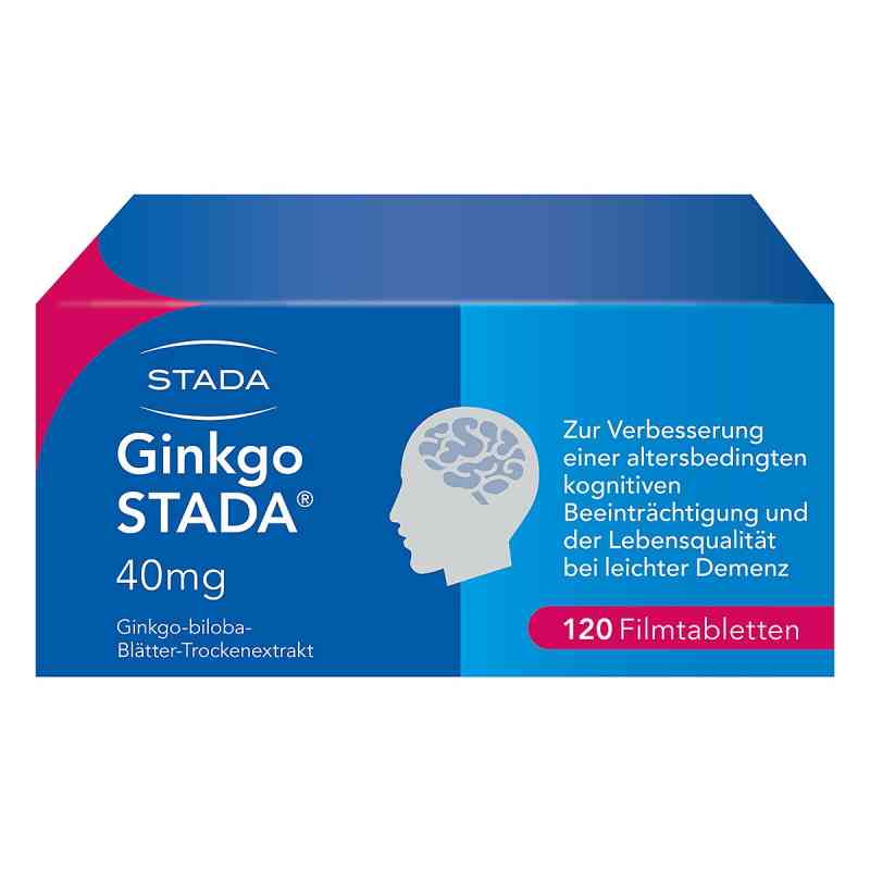 Ginkgo Biloba STADA 40 mg Filmtabletten 120 stk von STADA Consumer Health Deutschland GmbH PZN 11654271
