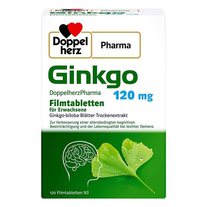 Ginkgo Doppelherzpharma 120 Mg Filmtabletten 120 stk von Queisser Pharma GmbH & Co. KG PZN 18746102
