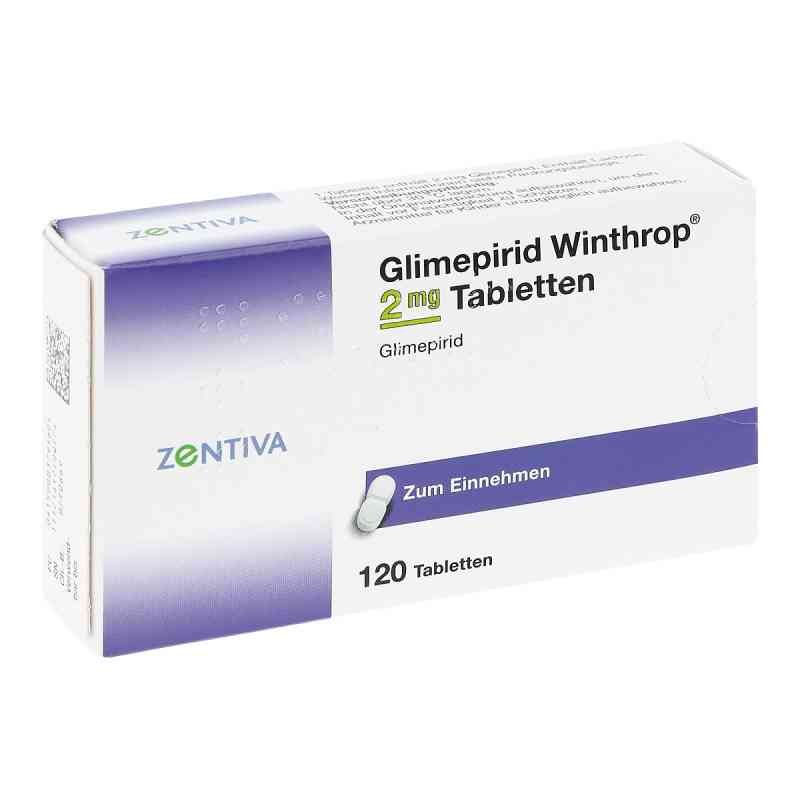 Glimepirid Winthrop 2mg 120 stk von Zentiva Pharma GmbH PZN 00379560