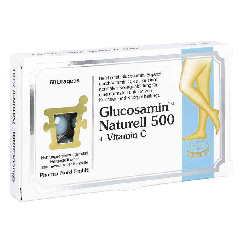 Glucosamin Naturell 500 mg Dragees 60 stk von Pharma Nord Vertriebs GmbH PZN 00886966