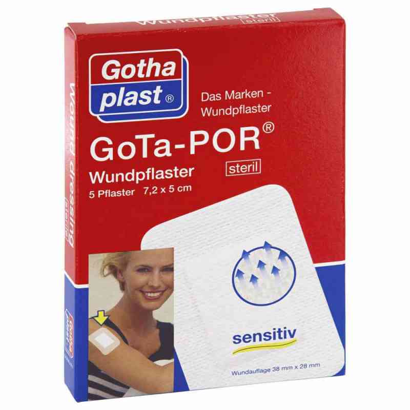 Gota-por Wundpflaster 5x7,2 cm steril 5 stk von Gothaplast GmbH PZN 04473267