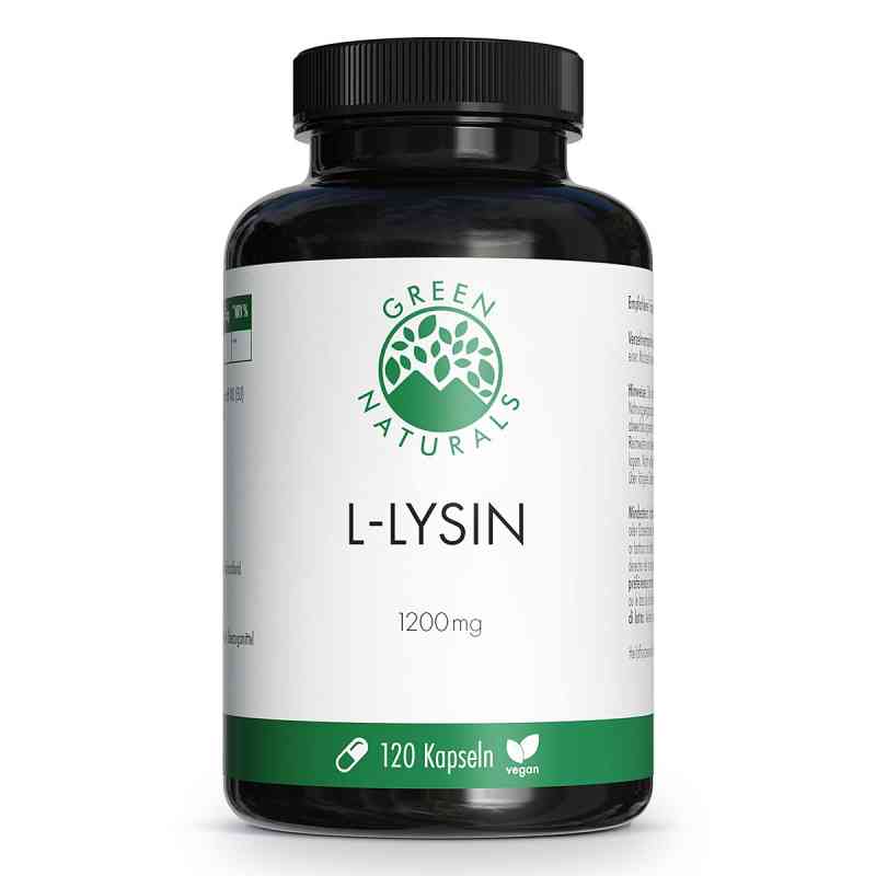 GREEN NATURALS L-Lysin 1200mg hochdosiert vegan 120 stk von Heilpflanzenwohl GmbH PZN 19485276