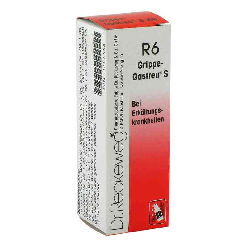 Grippe Gastreu S R 6 Tropfen zum Einnehmen 22 ml von Dr.RECKEWEG & Co. GmbH PZN 01686554
