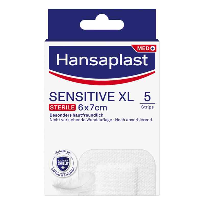 Hansaplast Steriler Wundverband XL 6x7 cm 5 stk von Beiersdorf AG PZN 16760138