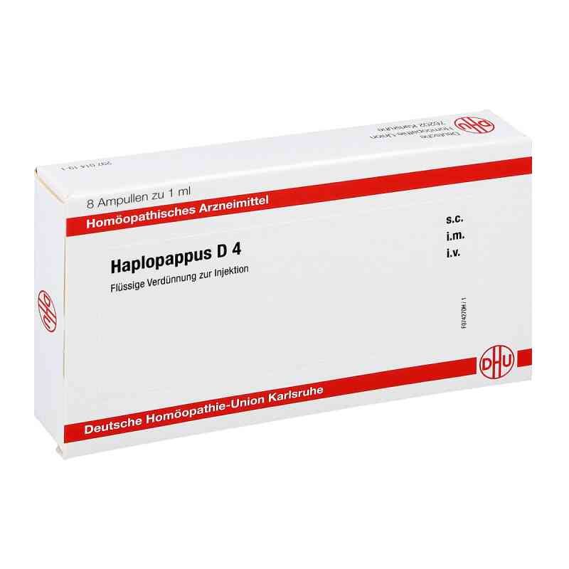 Haplopappus D4 Ampullen 8X1 ml von DHU-Arzneimittel GmbH & Co. KG PZN 11706223