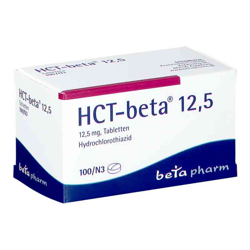 HCT-beta 12,5 100 stk von betapharm Arzneimittel GmbH PZN 00580322