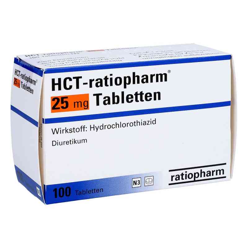 HCT-ratiopharm 25mg 100 stk von ratiopharm GmbH PZN 01550398