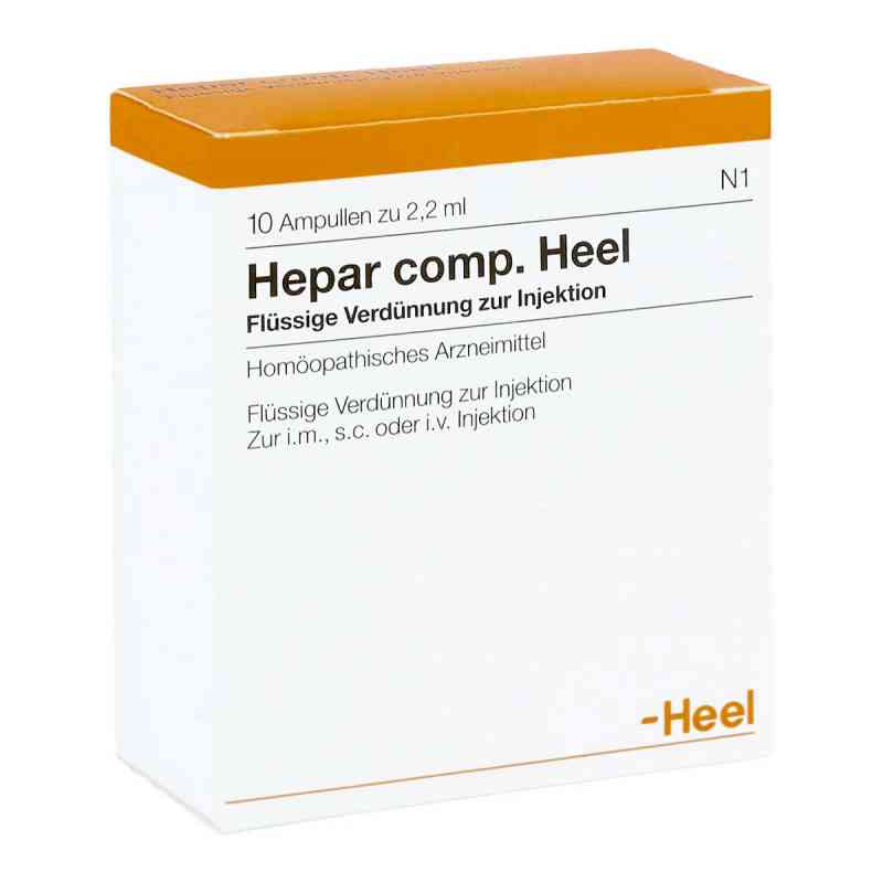 Hepar Comp.heel Ampullen 10 stk von Biologische Heilmittel Heel GmbH PZN 06340636