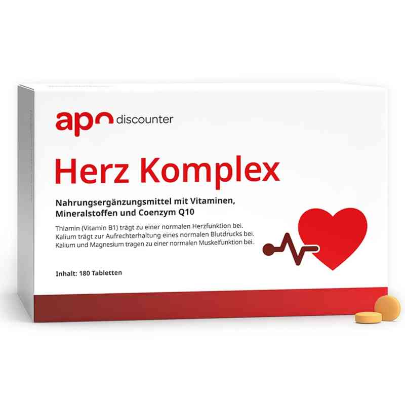 Herz Komplex Tabletten von apodiscounter  180 stk von apo.com Group GmbH PZN 20112942