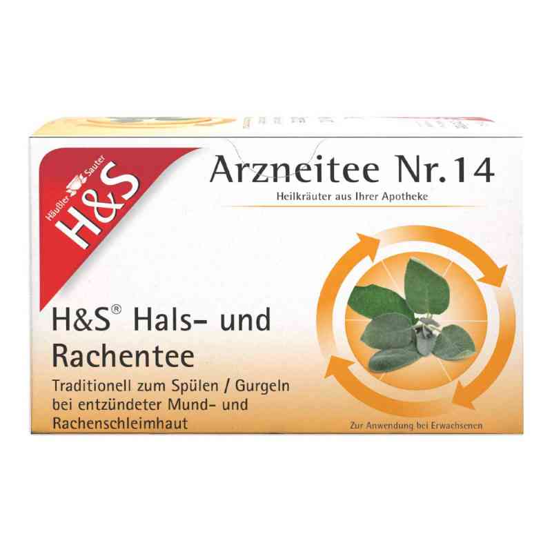H&S Hals- und Rachentee Filterbeutel 20X2.5 g von H&S Tee - Gesellschaft mbH & Co. PZN 09298863