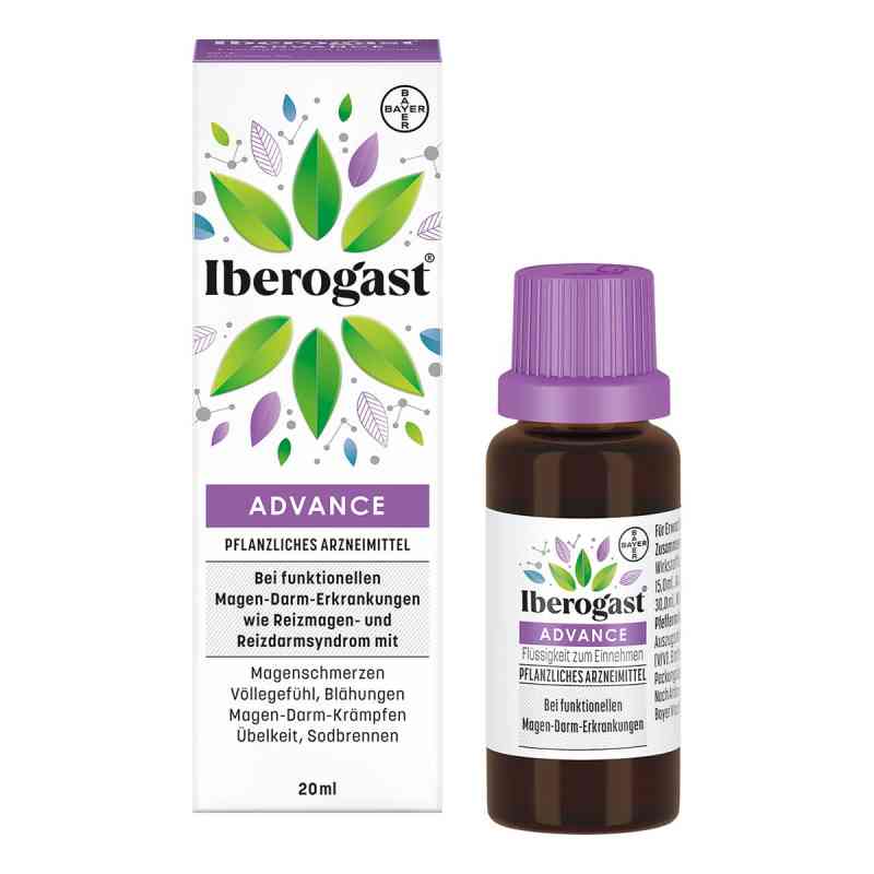 Iberogast ADVANCE bei funktionellen Magen-Darm-Beschwerden 20 ml von Bayer Vital GmbH PZN 16507563