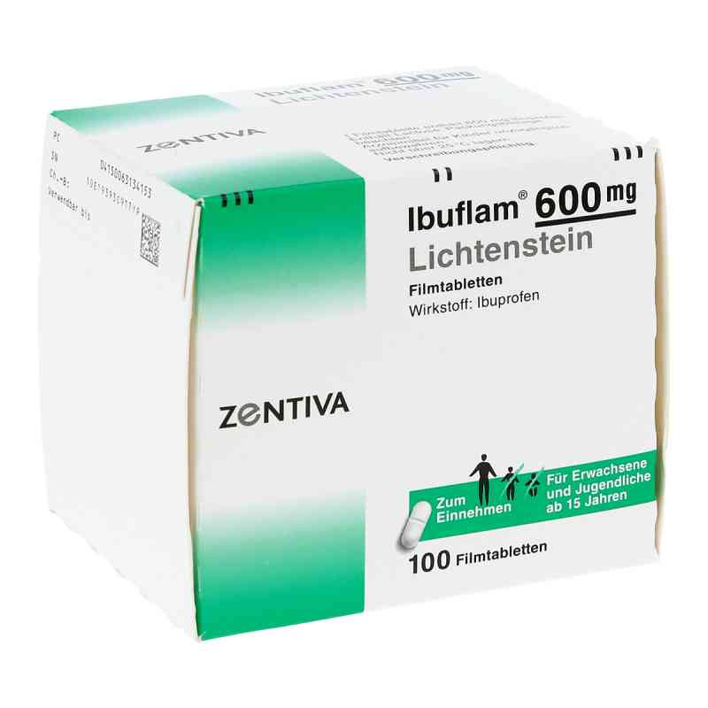 Ibuflam 600mg Lichtenstein 100 stk von Zentiva Pharma GmbH PZN 06313415