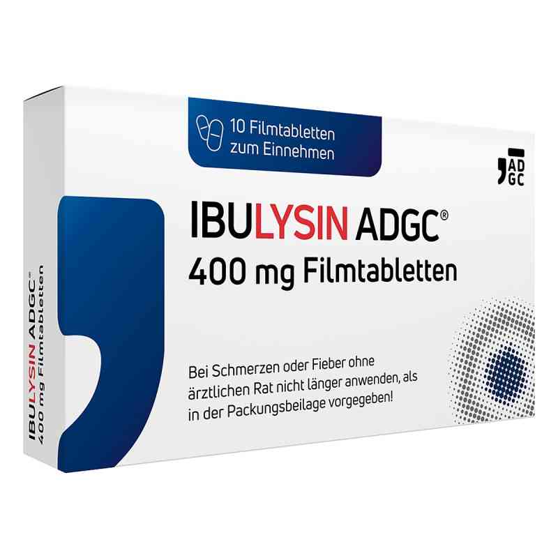 Ibulysin ADGC 400 Mg Filmtabletten 10 stk von Zentiva Pharma GmbH PZN 17919871