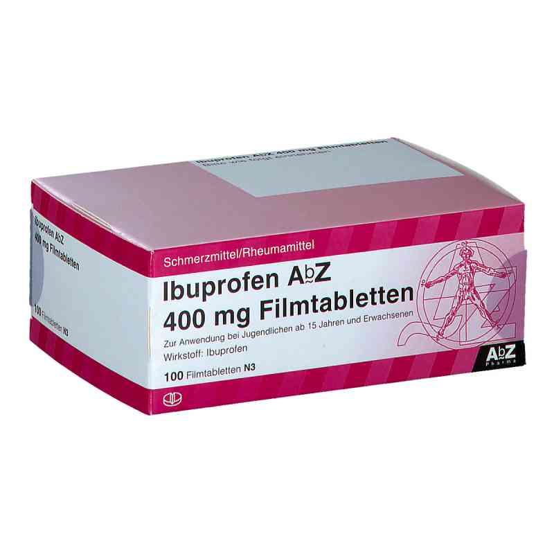 Ibuprofen AbZ 400mg 100 stk von AbZ Pharma GmbH PZN 01016084