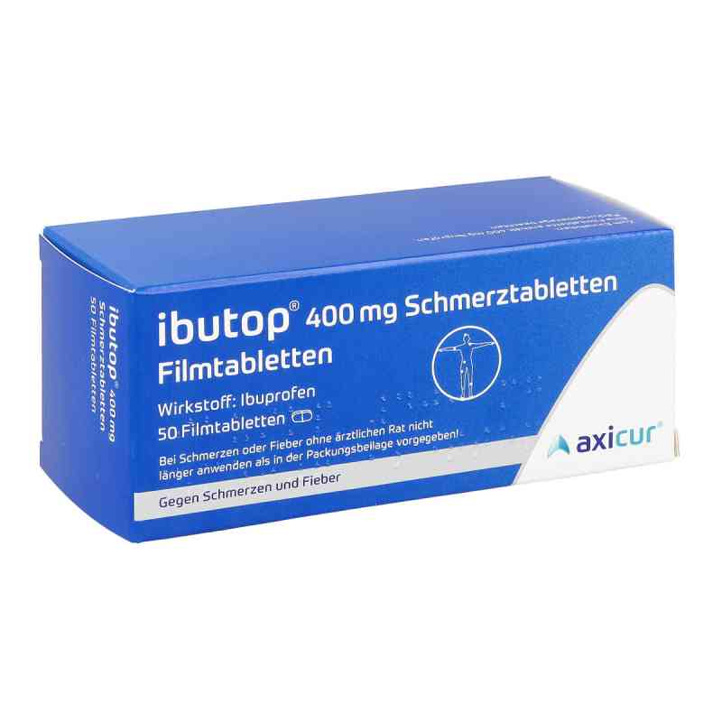 Ibutop 400mg Schmerztabletten 50 stk von axicorp Pharma GmbH PZN 11886142