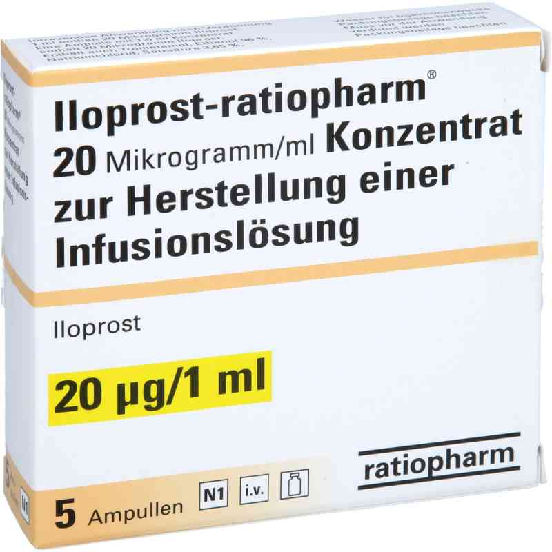 Iloprost-ratiopharm 20 [my]g/ml K.z.h.e.inf.-l.20[ 5X1 ml von ratiopharm GmbH PZN 15241206