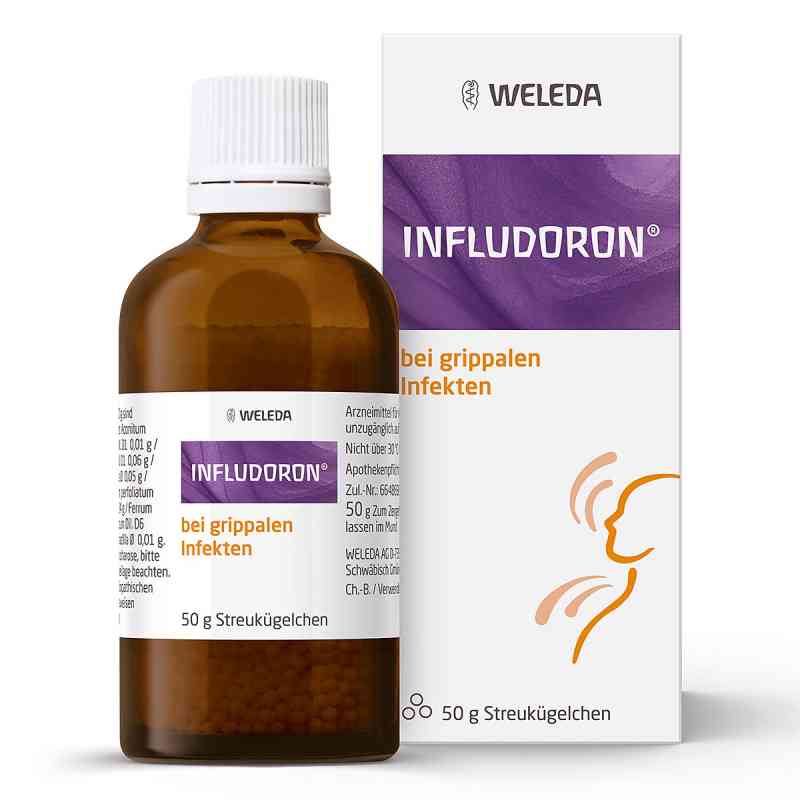 Infludoron Streukügelchen bei Erkältung und grippalen Infekten 50 g von WELEDA AG PZN 09647430