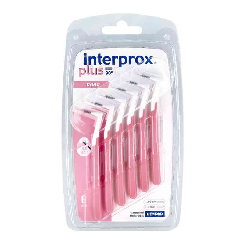 Interprox plus nano rosa Interdentalbürste 6 stk von DENTAID GmbH PZN 05532351