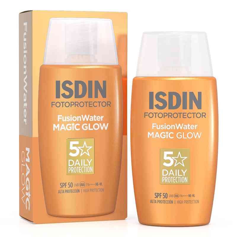 ISDIN Fotoprotector Fusion Water Magic Glow LSF 50 50 ml von ISDIN GmbH PZN 19447583
