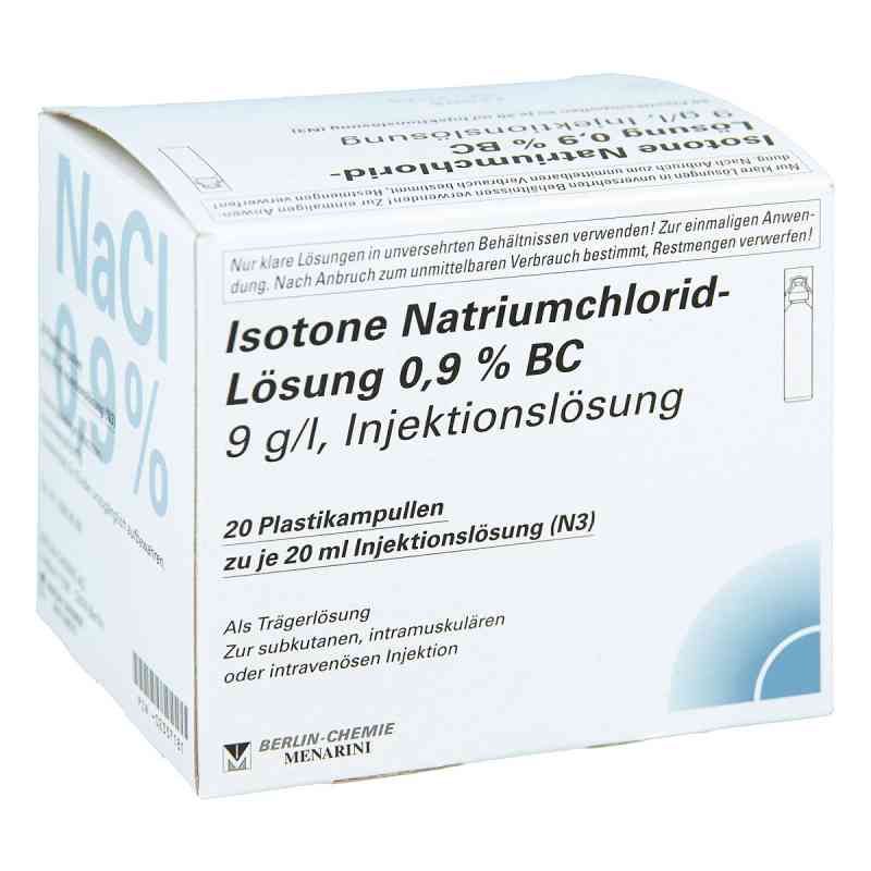 Isotone Nacl Lösung 0,9% Bc Plastik amp.inj.-lsg. 20X20 ml von BERLIN-CHEMIE AG PZN 02337181