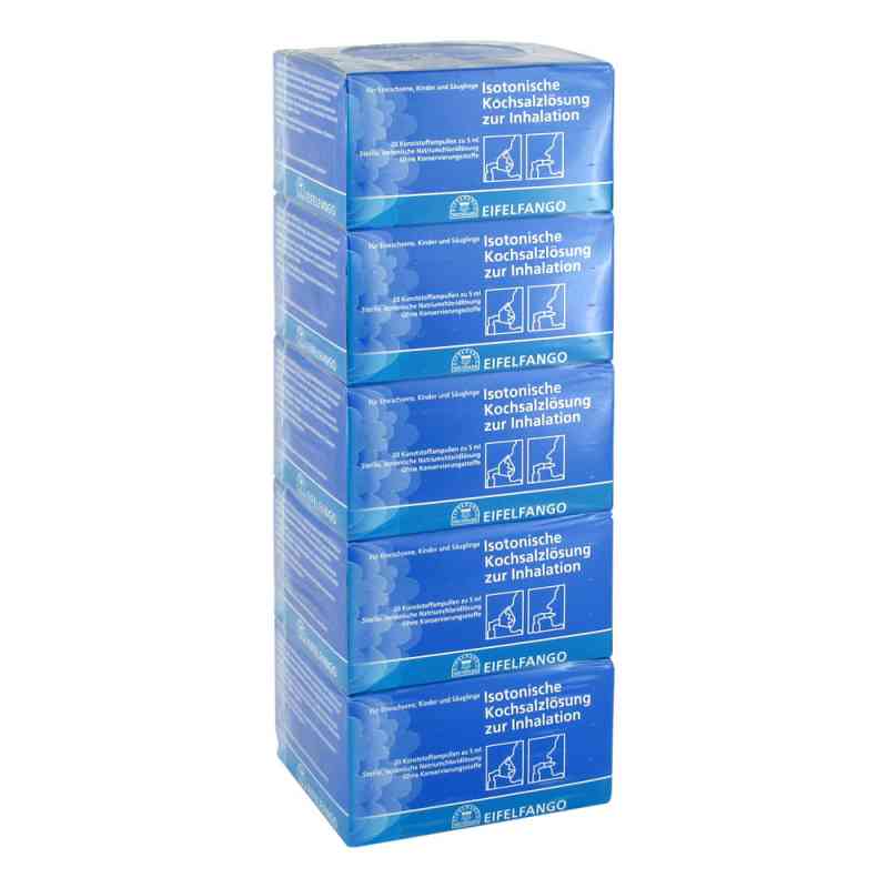 Isotonische Kochsalzlösung zur Inhalation 100X5 ml von EIFELFANGO GmbH & Co. KG PZN 05450802