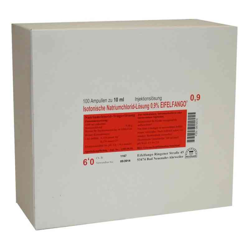 Isotonische Nacl Lösung 0,9% Eifelfango iniecto -lsg. 100X10 ml von EIFELFANGO GmbH & Co. KG PZN 00875514