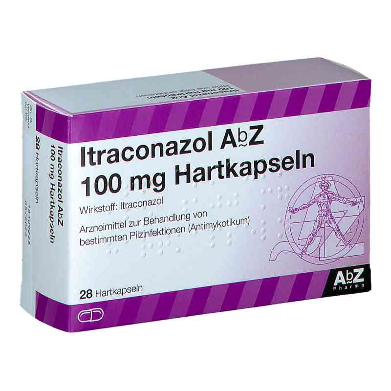 Itraconazol AbZ 100mg 28 stk von AbZ Pharma GmbH PZN 01012399