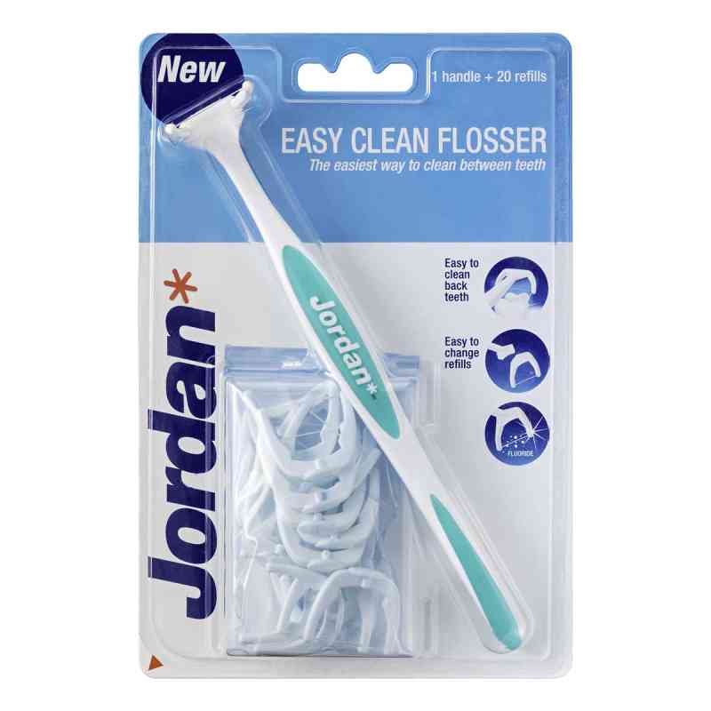 Jordan Miracle Flosser Zahnseide Hilfe + 20 Refills 1 Pck von Megadent Deflogrip Gerhard Reeg GmbH PZN 09307384