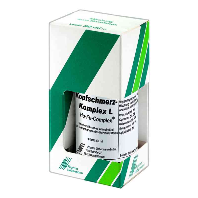 Kopfschmerz Komplex L Ho-fu-complex Tropfen 50 ml von Pharma Liebermann GmbH PZN 01742330