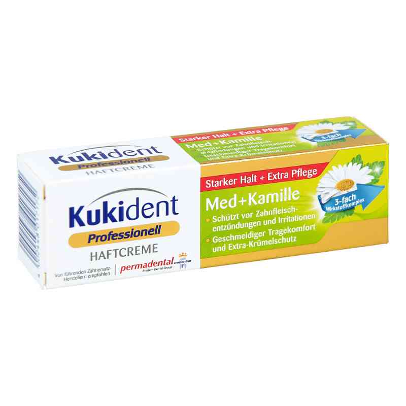 Kukident Haftcreme Med + Kamille 40 g von Reckitt Benckiser Deutschland GmbH PZN 10303983