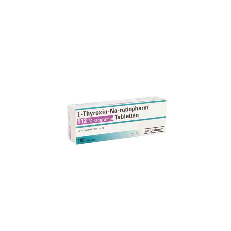 L-thyroxin-na-ratiopharm 112 Mikrogramm Tabletten 100 stk von ratiopharm GmbH PZN 10089828
