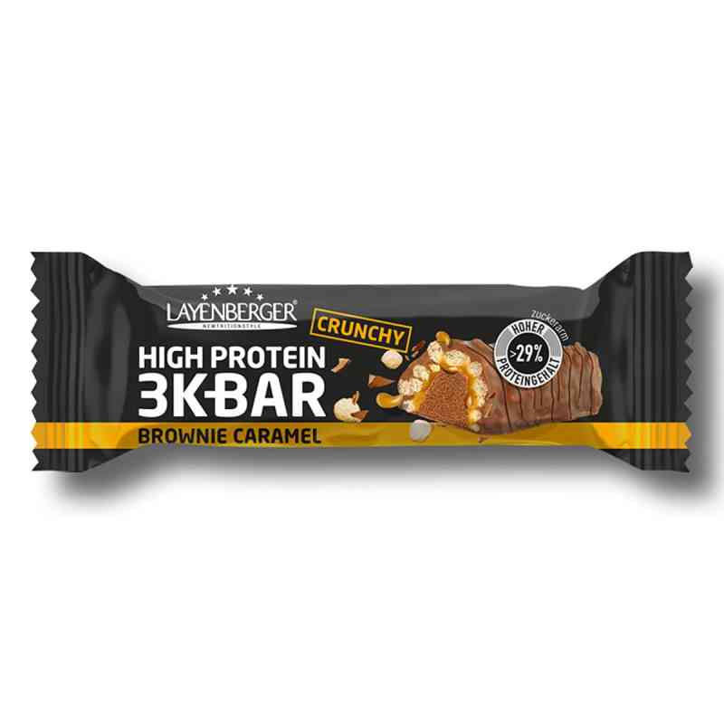 Layenberger 3K Protein Bar Crunchy Brownie Caramel 45 g von Layenberger Nutrition Group GmbH PZN 16924083